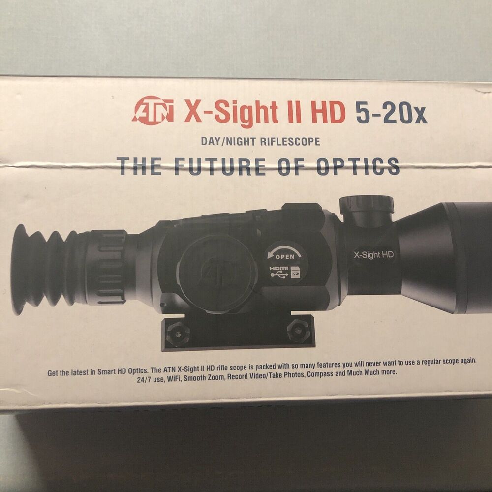 ATN X-Sight II HD 5-20X Day and Night Riflescope NEW